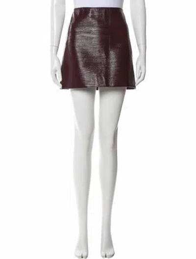 Pre-owned Courrèges Mini Skirt In White