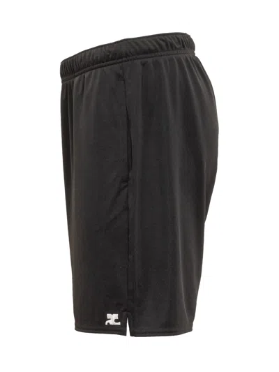 Courrèges Courreges Mini Sporty Shorts In Black