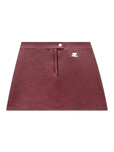 COURRÈGES FLARED MINISKIRT