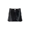 Courrèges Courreges Black Vinyl Mini Skirt