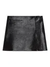 Courrèges Courregès One Minute Mini-skirt In Black