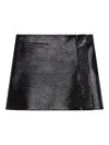 Courrèges Courregès One Minute Mini-skirt In Black