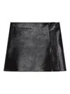 Courrèges Courregès One Minute Mini-skirt In Black