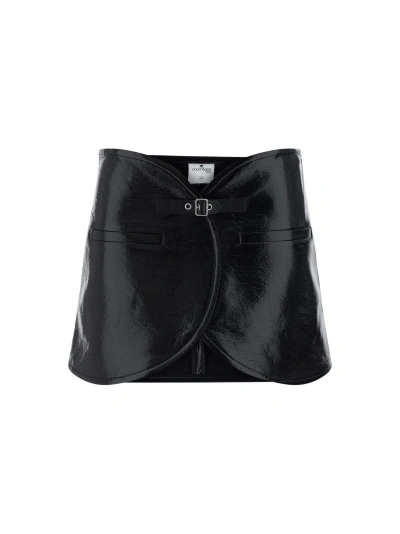 Courrèges Miniskirt In Black