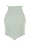 Courrèges Courreges Mint Green Viscose Blend Tank Top In Green