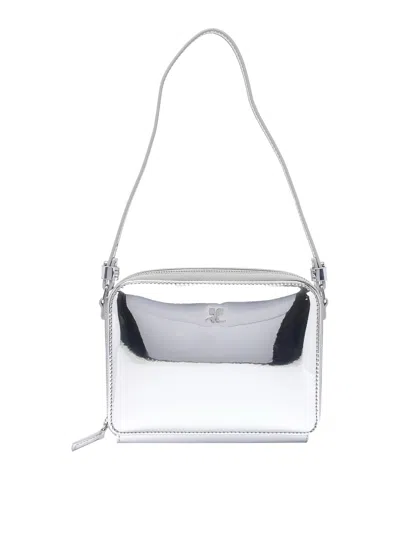 COURRÈGES MIRROR CHAINED CLOUD BAG
