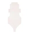 Courrèges Mock-neck Top In Natural Beige