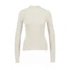 Courrèges Mockneck Sweater In Neutral