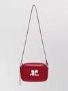 Courrèges Modern Camera Bag Adjustable Strap In Red