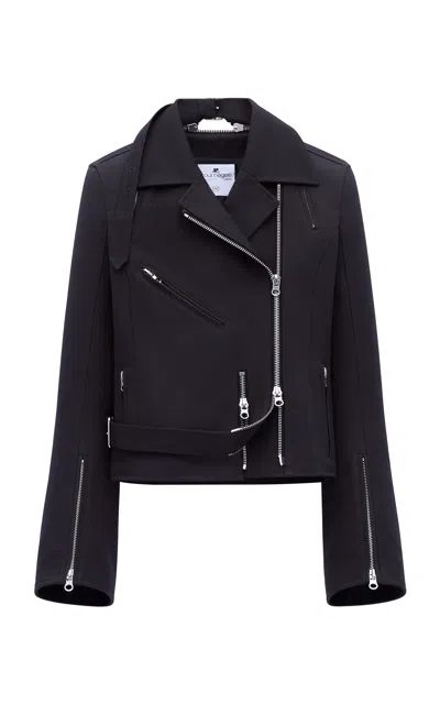 COURRÈGES MODULAR COTTON BIKER JACKET