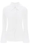 COURRÈGES MODULAR COTTON POPLIN SHIRT