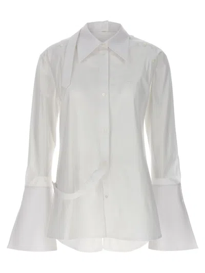 Courrèges Modular Shirt Shirt, Blouse In White