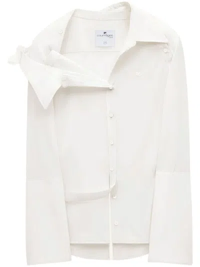 Courrèges Modular Shirt In White