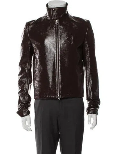 Pre-owned Courrèges Moto Jacket W/ Tags In Brown