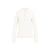 Courrèges Multi-buttons Light Wool Polo Top
