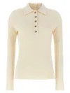 Courrèges Natural Multi-buttons Sweater In White