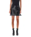 Courrèges Multi Sangle Vynil Mini Skirt