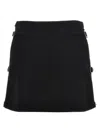 COURRÈGES COURRÈGES MULTI SANGLE MINI SKIRT