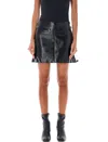 Courrèges Multi Sangle Vynil Mini Skirt