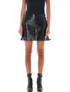 Courrèges Multi Sangle Vynil Mini Skirt