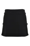 Shop Courrèges Courreges 'multi Sangle Wool Mini' Skirt