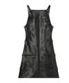 Courrèges Multi Sangle Vinile Dress In Black