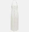Courrèges Multiflex Denim Maxi Dress In White