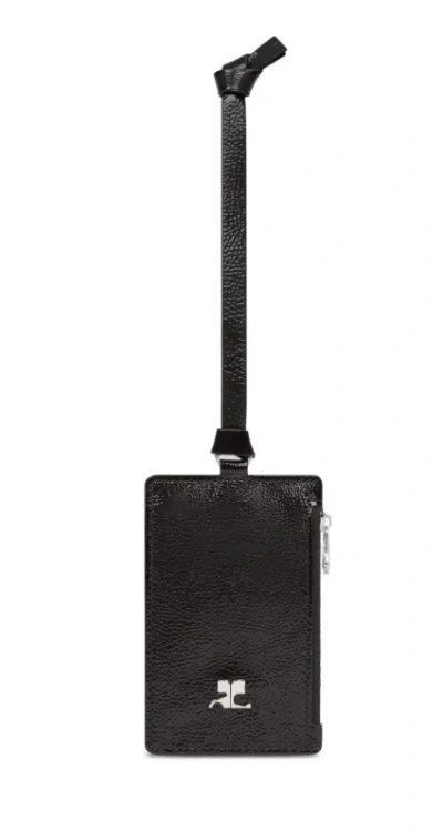 Courrèges 卡夹 Naplack In Black