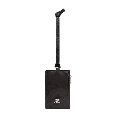 Courrèges Naplack Cardholder In Black