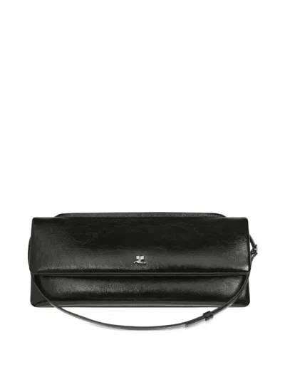 Courrèges Courregès Naplack Leather Bag For The Shoulder In Black