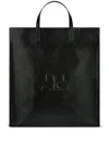 Shop Courrèges Naplack Tote Bag In Black