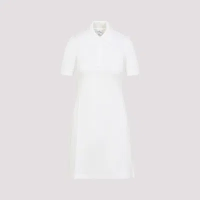 Courrèges Natural Classic A-line Dress In White