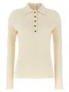Courrèges Natural Multi-buttons Sweater In Natural
