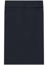 Courrèges Navy Blue Blue Skirt With Pockets In Blue