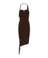 Courrèges Knit Dress In Brown
