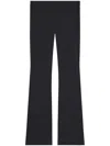 Courrèges Draped Wide-leg Trousers Size 36 In Black