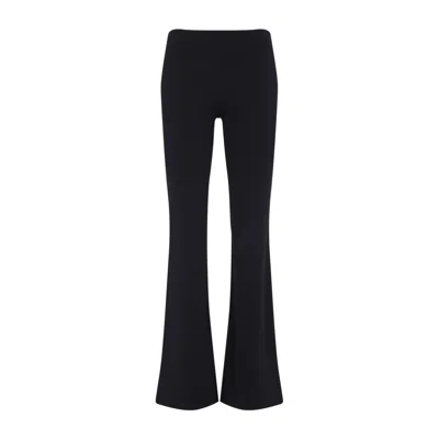 Courrèges Courregès Nylon Scuba Trousers In Black