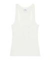Courrèges Courregès Tank Top Twist 90's Rib In White