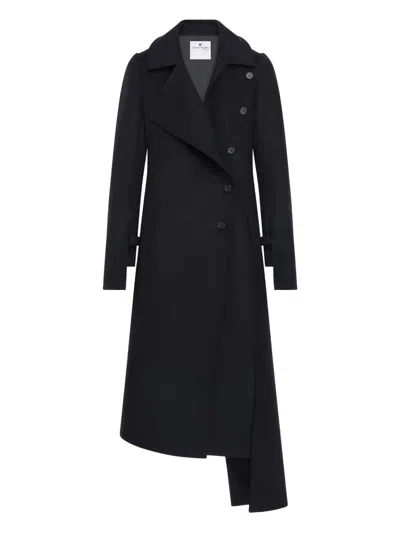 COURRÈGES OBLIQUE ASYMMETRICAL COAT