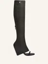 Courrèges Oblique Boots In Black