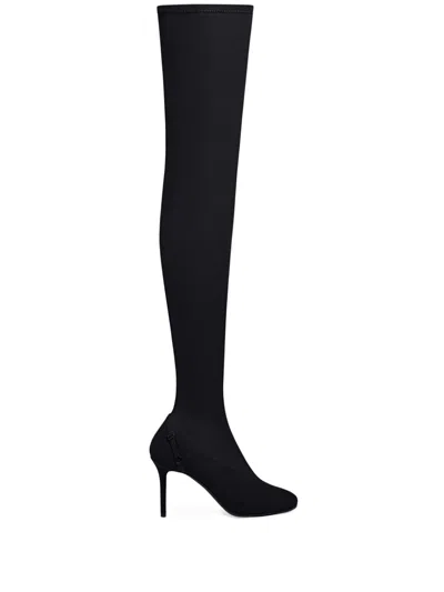 Courrèges Oblique Boots In Black