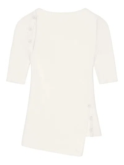 COURRÈGES OBLIQUE BUTONNED TOP