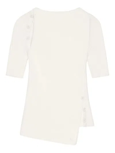 COURRÈGES OBLIQUE BUTONNED TOP