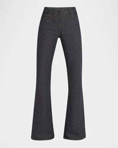 Courrèges Oblique Denim Bootcut Jeans