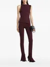 Courrèges Oblique Interlock Top In Red