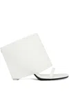 Courrèges Oblique Sandals In ホワイト