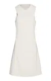 Courrèges Oblique Space Mini Dress In White
