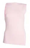 Courrèges Oblique Square Interlock Top In Pink