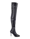 Courrèges Ac Charm Vinyl Boots Woman Black In Leather In Black