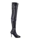 Courrèges Ac Charm Vinyl Boots Woman Black In Leather In Black